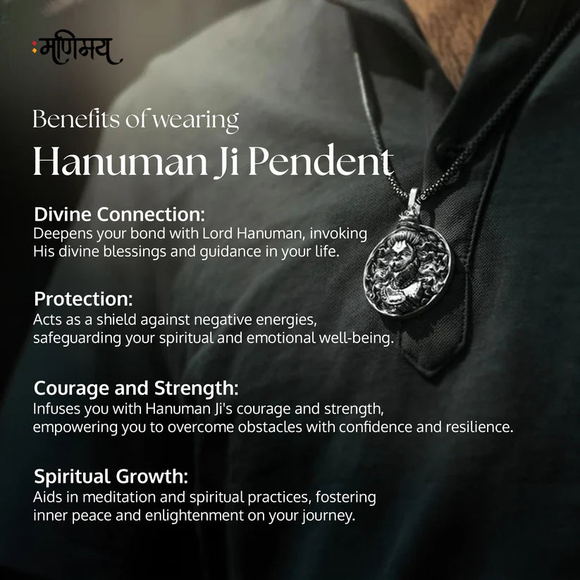 🙏 Hanuman Ji-3D AsthDhatu Pendent & FREE Chain - Elzy Store
