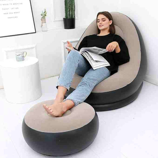 Aurévo™ Inflatable Recliner Sofa & Foot Rest (Free Pump) - Elzy Store