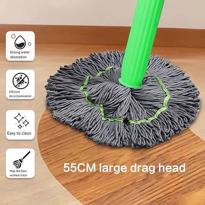 360° Bambo-MOP™ Micro Fiber & Self Cleaning Dual MOP.