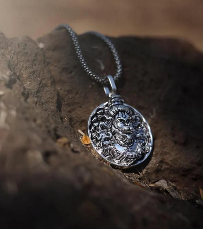 🙏 Hanuman Ji-3D AsthDhatu Pendent & FREE Chain - Elzy Store