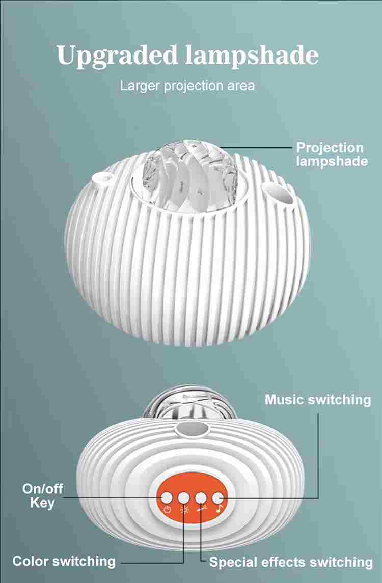 GalazyGazing™ 360 - Theme Changing Rotating Projection Lamp