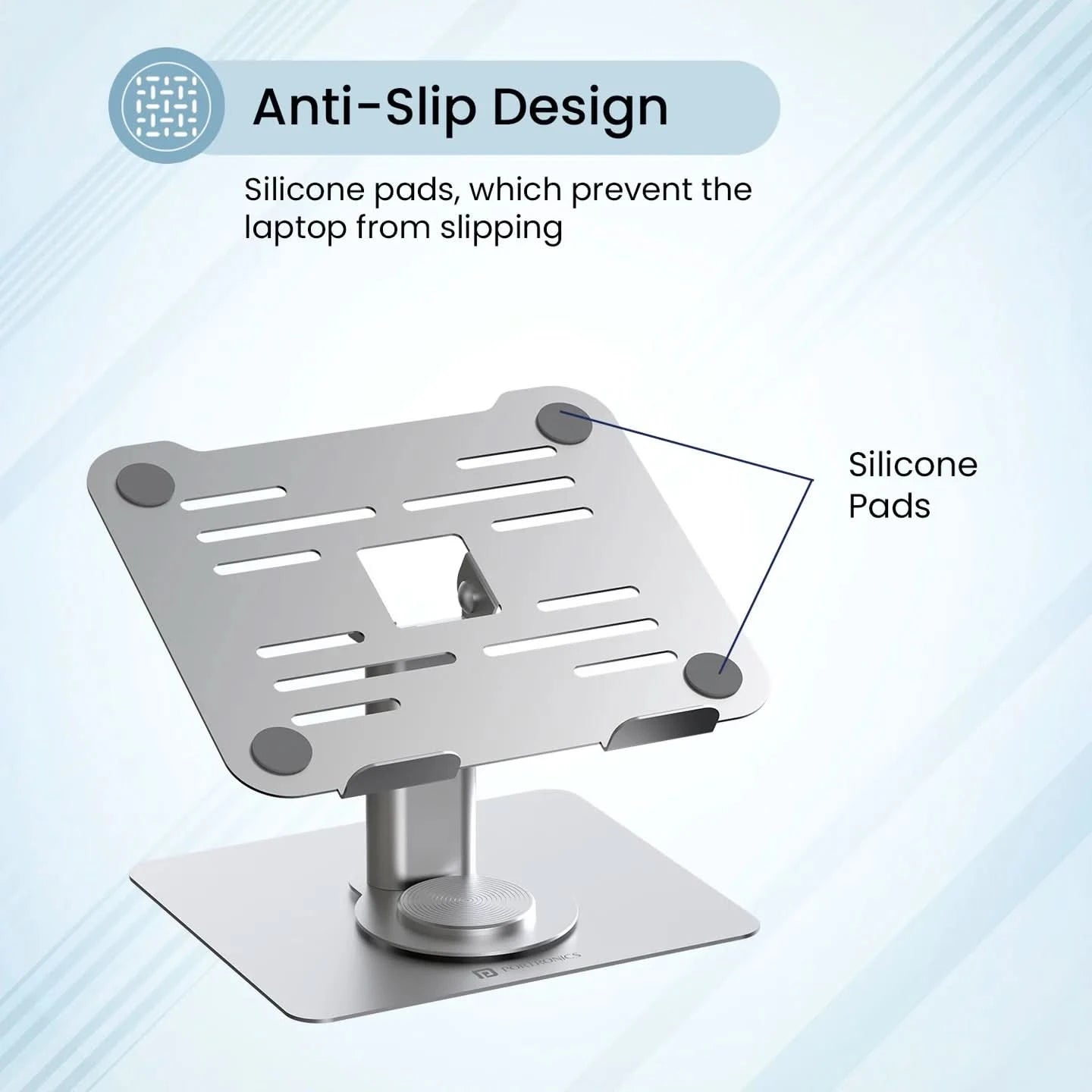 GlideFlex™ 360° Rotating Laptop Desk Stand