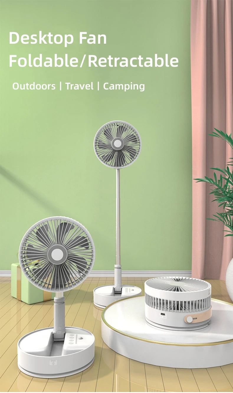 AIR™ Powerful Humidifier & Rechargeable High-Speed FAN - Elzy Store