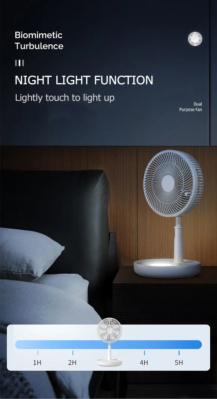 AIR™ Powerful Humidifier & Rechargeable High-Speed FAN - Elzy Store