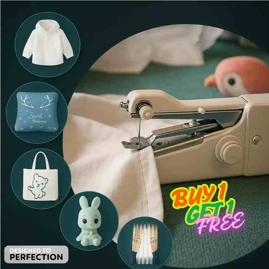 SnapSitch™ Mini Portable Electric Sewing Machine