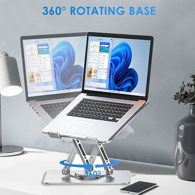 GlideFlex™ 360° Rotating Laptop Desk Stand