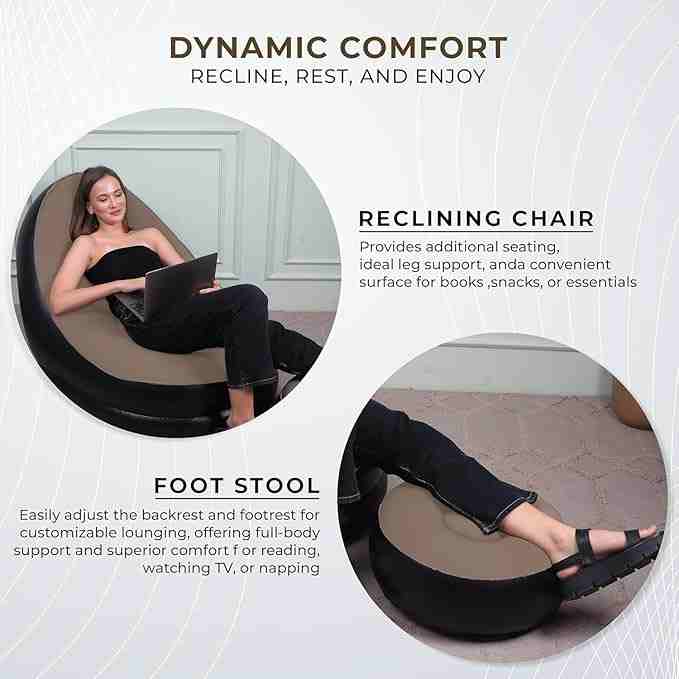 Aurévo™ Inflatable Recliner Sofa & Foot Rest (Free Pump) - Elzy Store