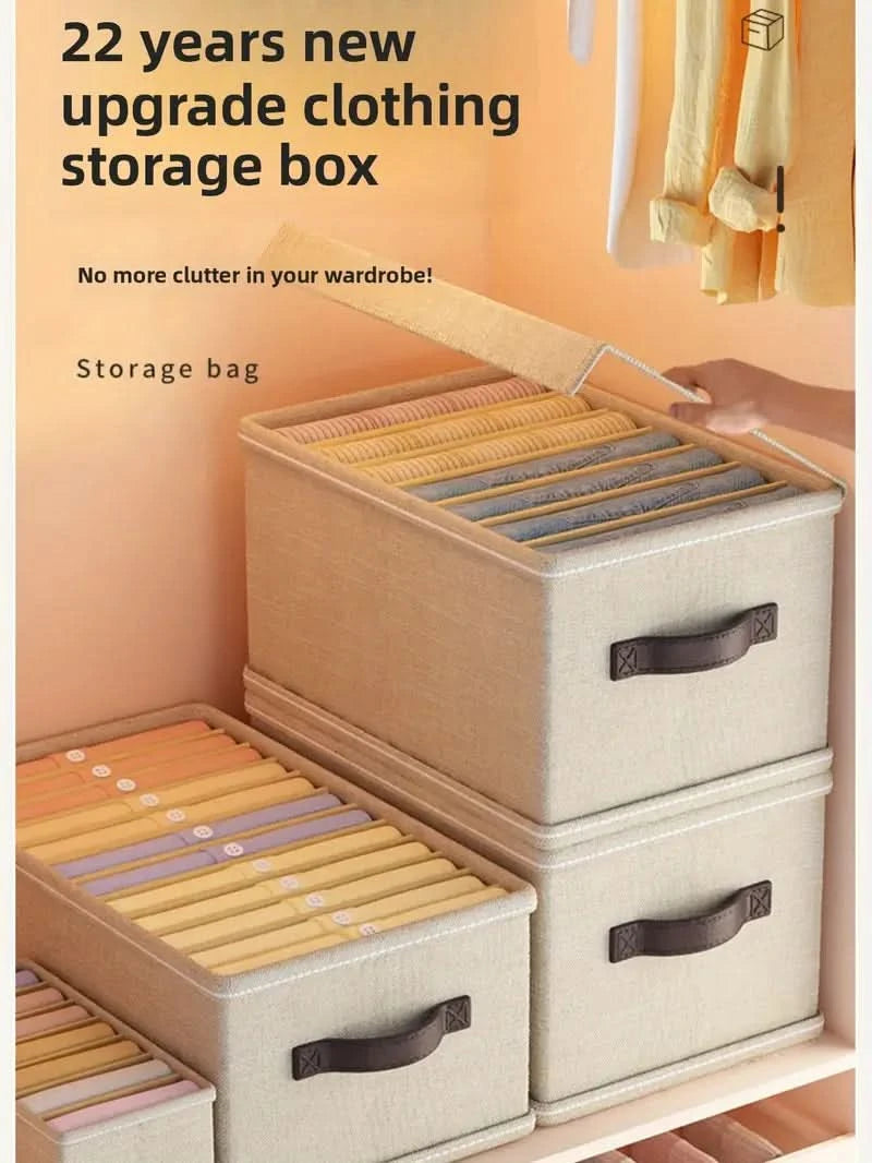 ClosetMor™ Premium Big Size Multiuse Organiser/Storage (Pack of 8) - Elzy Store