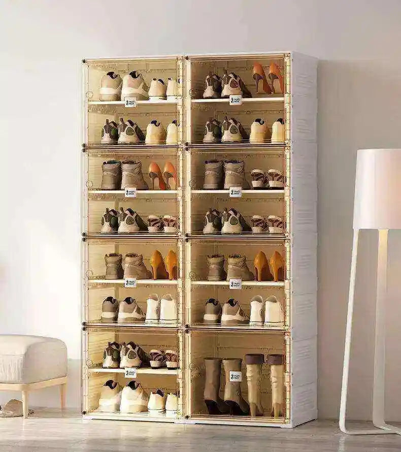 ShoeNest™ Smart Foldable Compact 4 Layer Shoe Rack - Elzy Store