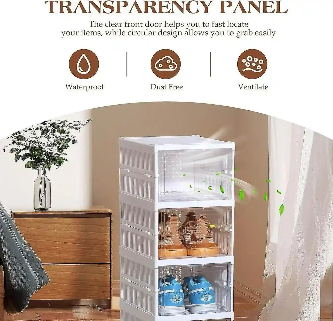 ShoeNest™ Smart Foldable Compact 4 Layer Shoe Rack - Elzy Store