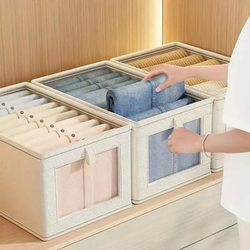 ClosetMor™ Premium Big Size Multiuse Organiser/Storage (Pack of 8) - Elzy Store