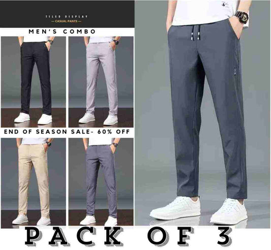2025 New Men'S Spring/Summer Casual Joggers (Set of 3)