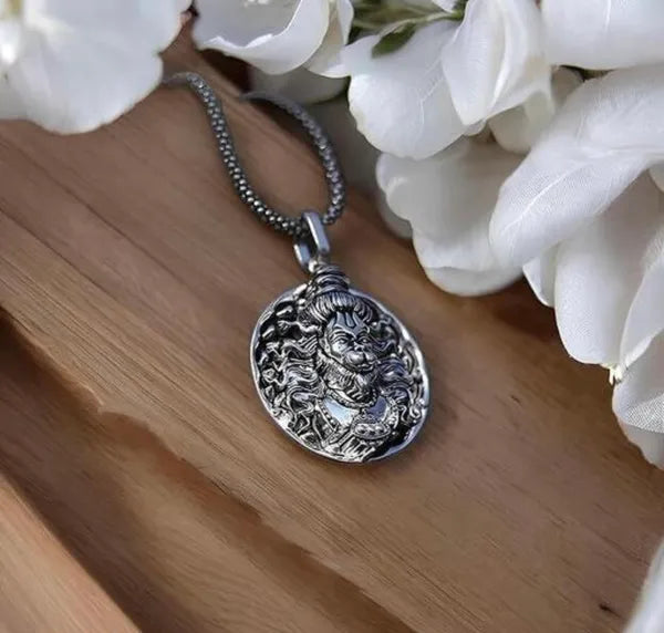 🙏 Hanuman Ji-3D  AsthDhatu Pendent & FREE Chain - Elzy Store