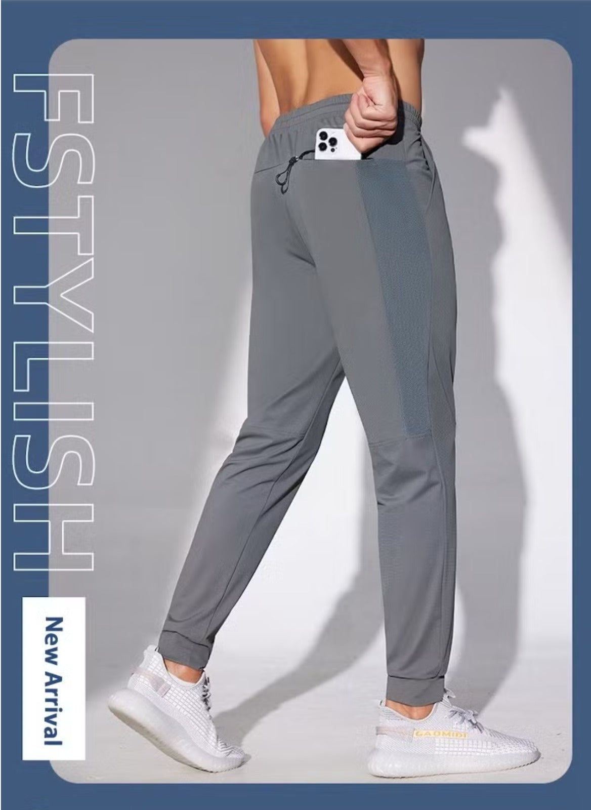 Mens lycra track pants on sale