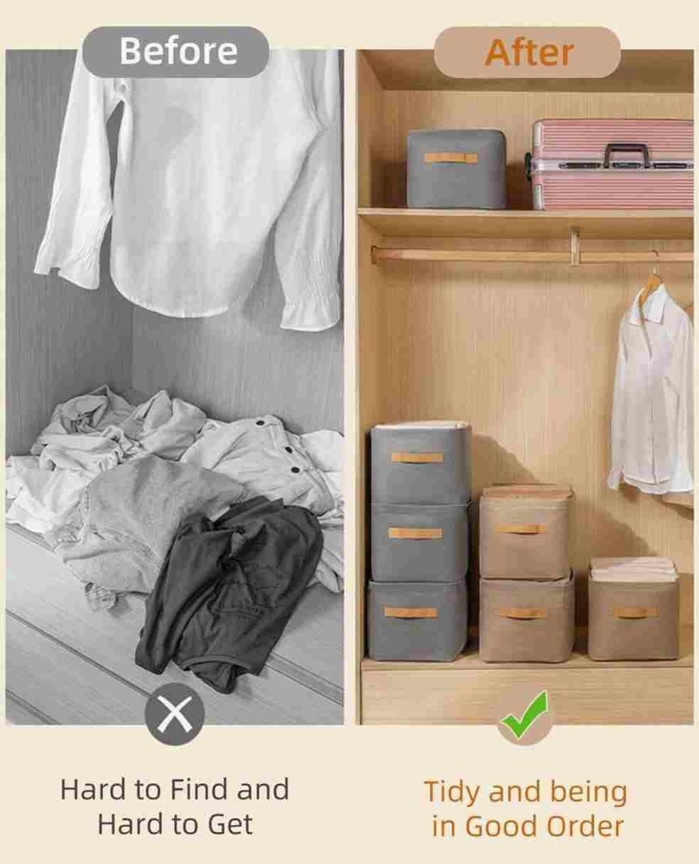 SmartHom™ Premium Organiser -All Garments Closet  (Pack of 8)