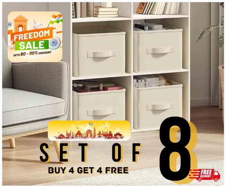 LuxryHom™ Premium Organiser & Multipurpose Closet (Pack of 8) - Elzy Store