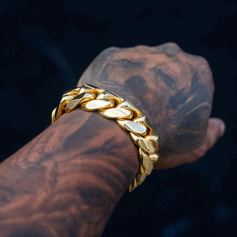 Majestic-Jewel™ Men’s Luxury Gold Bracelet- Fit For All