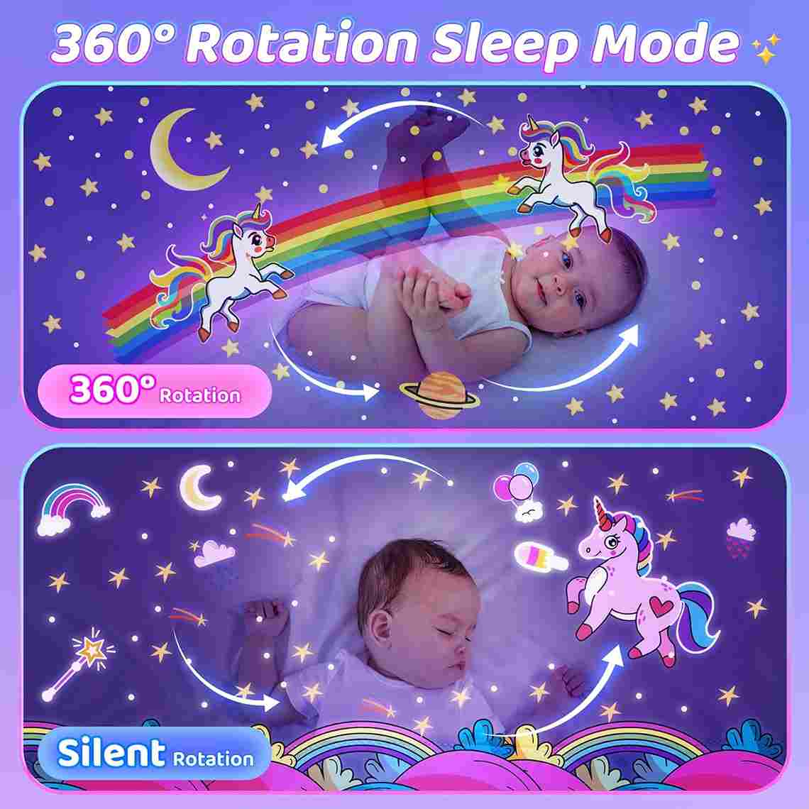 StarGazing 360 - Color Changing Rotating Projection Lamp