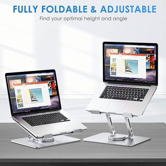 GlideFlex™ 360° Rotating Laptop Desk Stand
