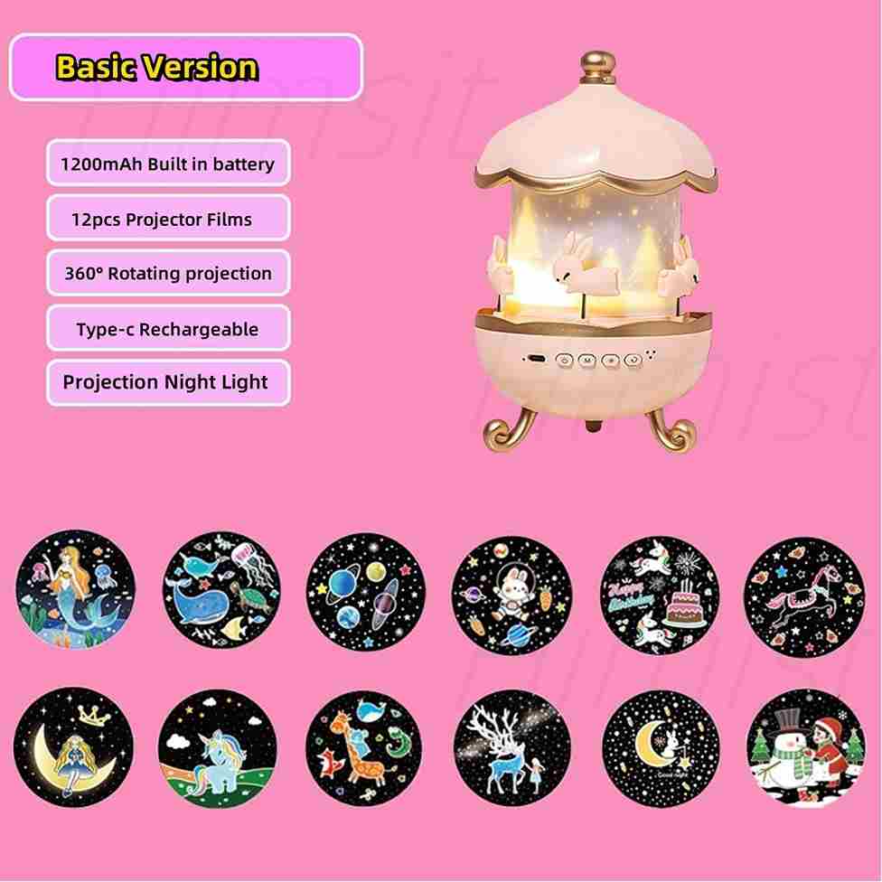 StarGazing 360 - Color Changing Rotating Projection Lamp