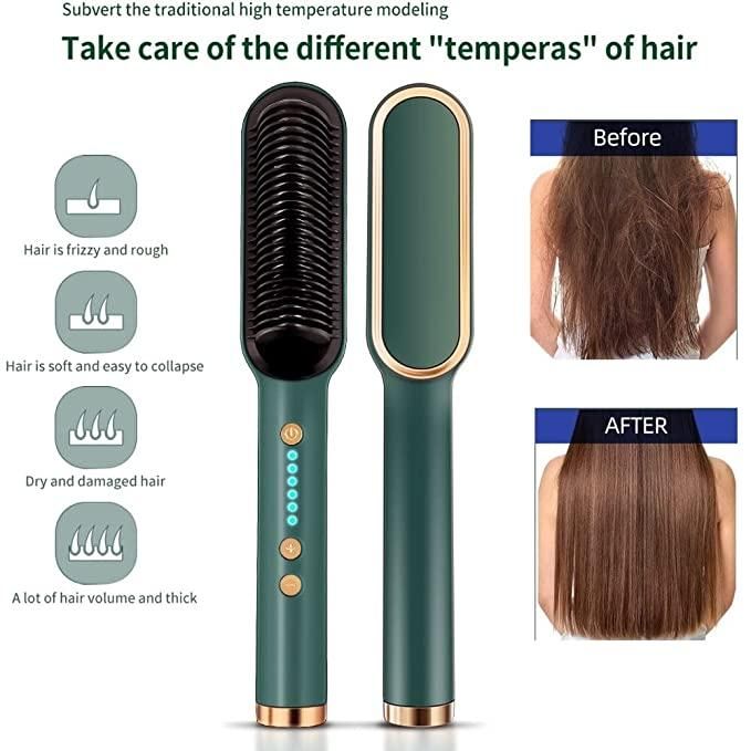 PROFESSIONAL Hair Style & Straightener  Electric Comb - Elzy Store
